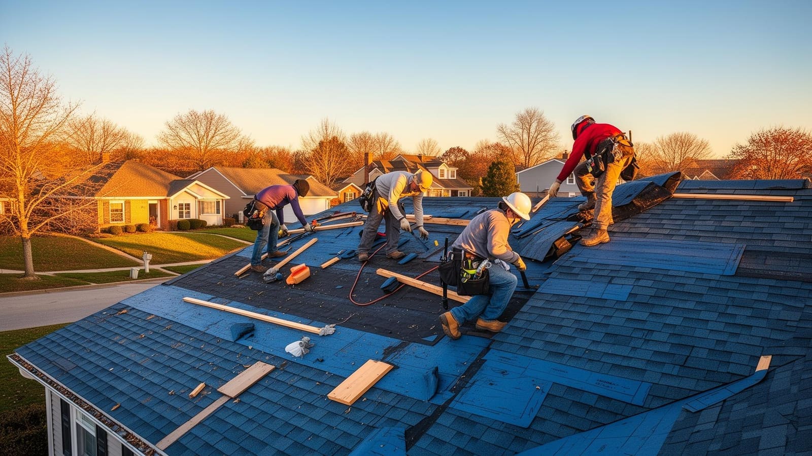Asphalt shingle roof on a Cincinnati, Ohio home