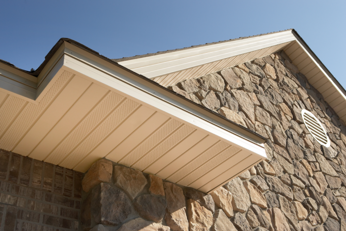 Soffit fascia and trim work in Cincinnati